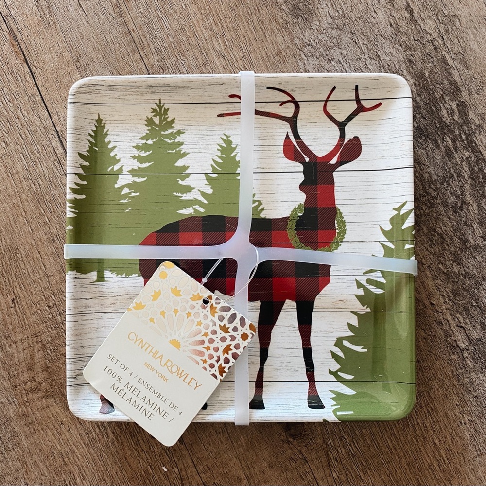 🌲Decorative Holiday Plates🦌